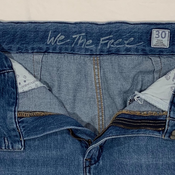 Free People High Waist Wide Leg Jeans - Picture 7 of 7